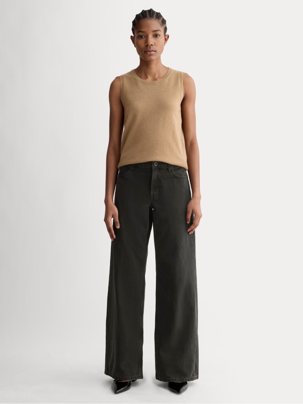 New Everlane THE LOW-KEY JEAN in Washed Black Size 28